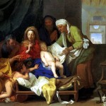 <b>ЛЕБРЕН ШАРЛЬ Св. семейство со спящим младенцем Иисусом, 1655</b>