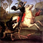 <b>РАФАЭЛЬ Св. Георгий, побеждающий дракона, 1505</b>